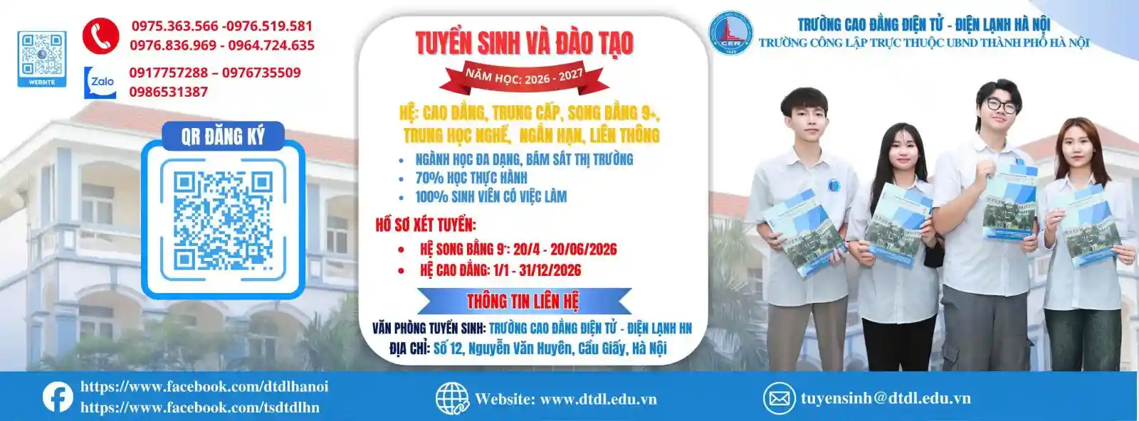 Cao Đẳng Điện Tử - Điện Lạnh - Hà Nội